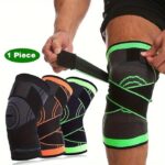 Knee Compression Sleeve With Patella Stabilizer Straps