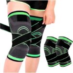 Knee Compression Sleeve With Patella Stabilizer Straps - Image 4