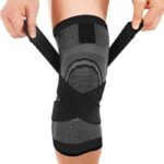 Knee Compression Sleeve With Patella Stabilizer Straps - Image 3