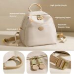 Womens Backpacks Designer High Quality Soft Nylon Simple Fashion Bag. - Image 3