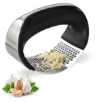 Arc Shaped Garlic Press Crusher With Comfortable Grip